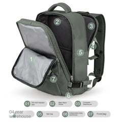 Heavy Duty Laptop Backpack Large Capacity Travel Storage