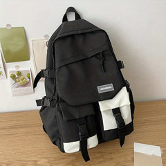 Preppy Style Student Laptop Backpack