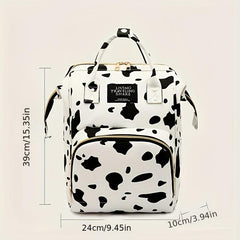 Cow Pattern Baby Backpack Diaper Bag for Outings