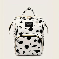 Cow Pattern Baby Backpack Diaper Bag for Outings