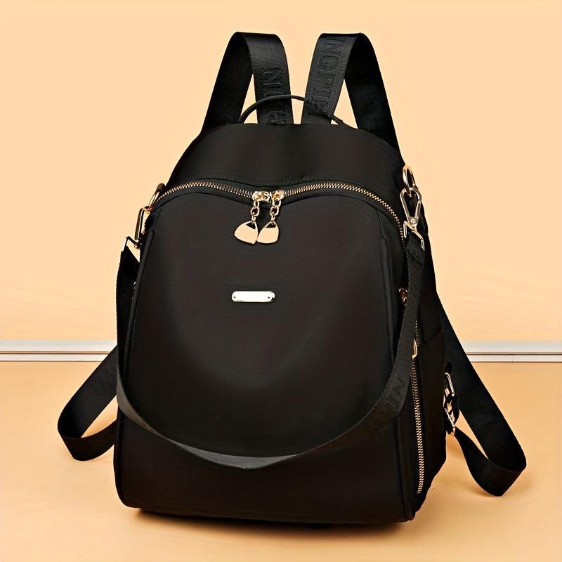 Minimalist All Match Zipper Storage Rucksack