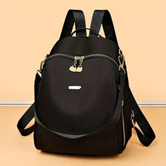 Minimalist All Match Zipper Storage Rucksack