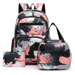 Large Capacity Laptop Backpack Lightweight Preppy School Bag for Travel