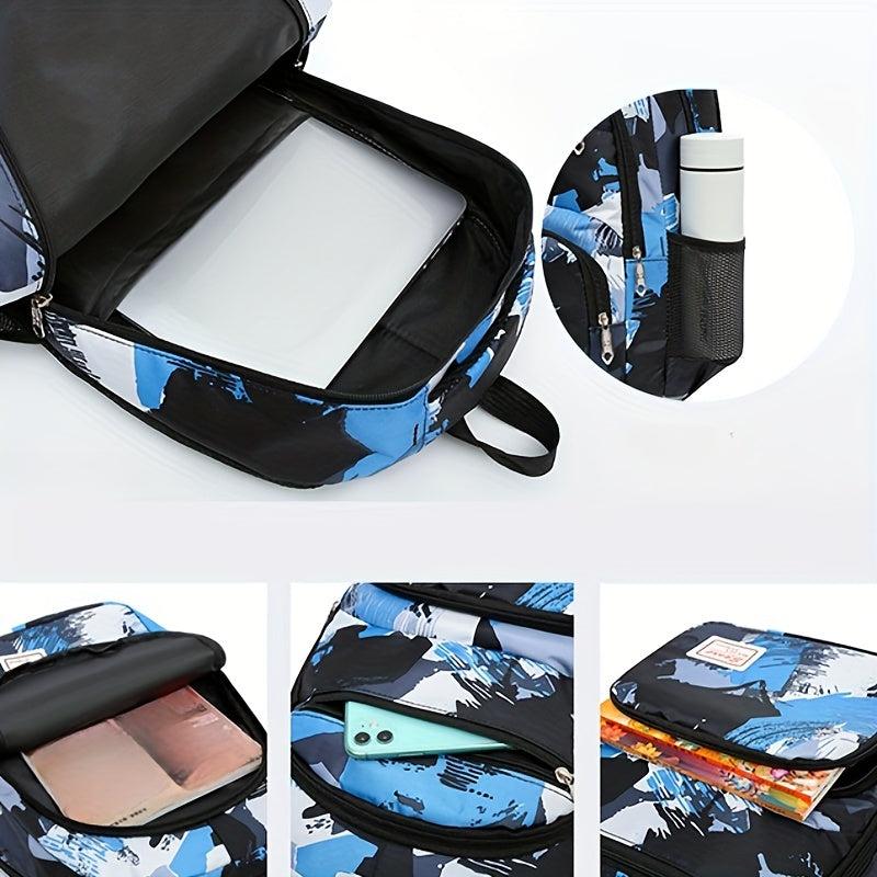 Large Capacity Laptop Backpack Lightweight Preppy School Bag for Travel