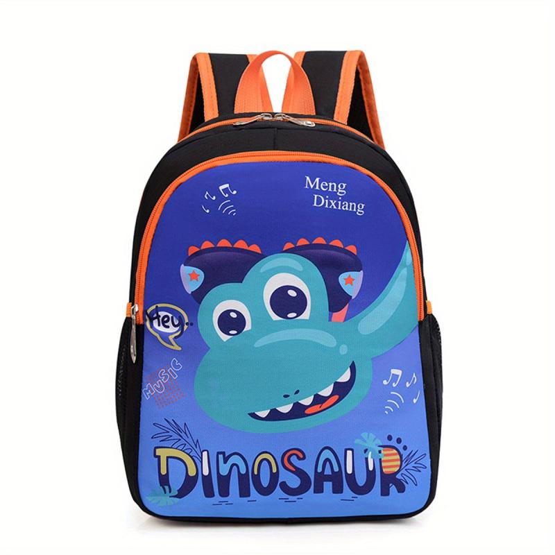 Cartoon Animal Print Backpack Lightweight Schoolbag for Kids