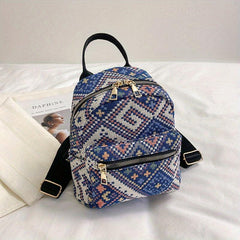 Ethnic Style Hobo Backpack Lightweight Casual Daypack
