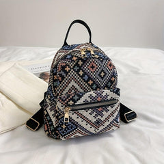 Ethnic Style Hobo Backpack Lightweight Casual Daypack