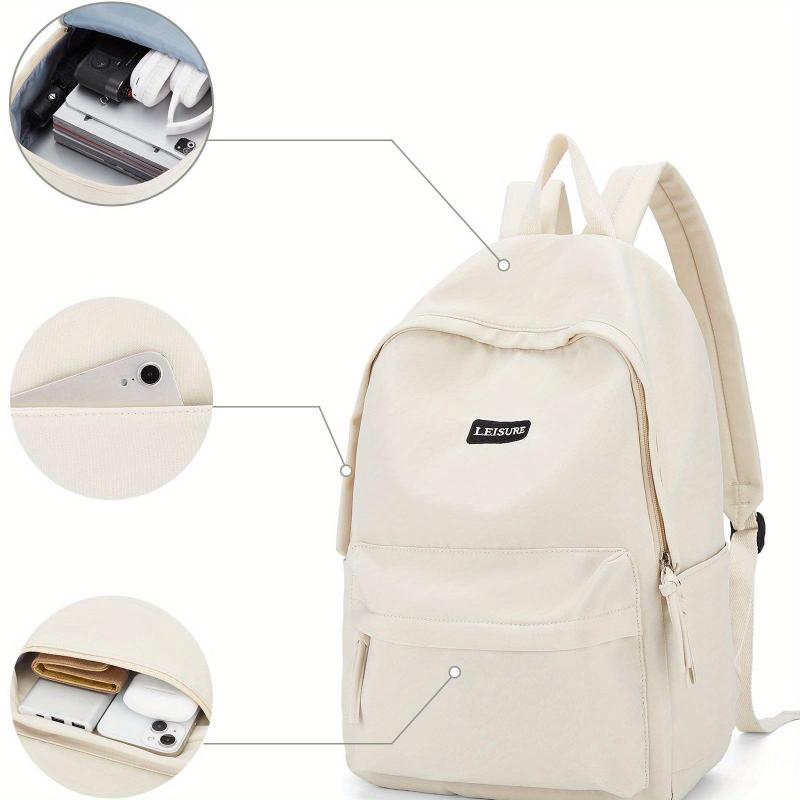 Large Capacity School Bag Laptop Storage Daypack Business Trip Bag