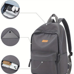 Large Capacity School Bag Laptop Storage Daypack Business Trip Bag
