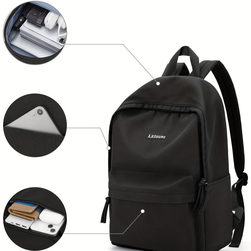 Large Capacity School Bag Laptop Storage Daypack Business Trip Bag