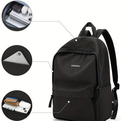 Large Capacity School Bag Laptop Storage Daypack Business Trip Bag