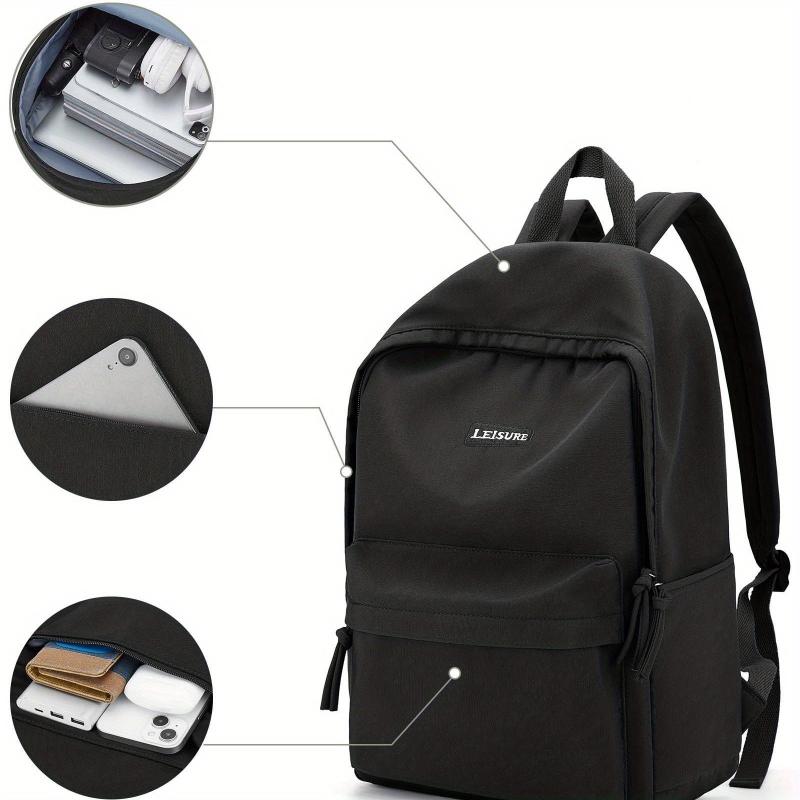 Large Capacity School Bag Laptop Storage Daypack Business Trip Bag