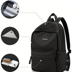 Large Capacity School Bag Laptop Storage Daypack Business Trip Bag