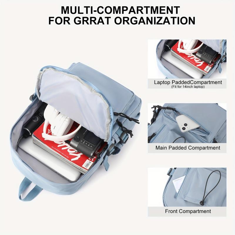 Large Capacity Preppy Backpack Back To School Bag