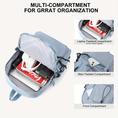 Large Capacity Preppy Backpack Back To School Bag