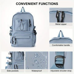 Large Capacity Preppy Backpack Back To School Bag