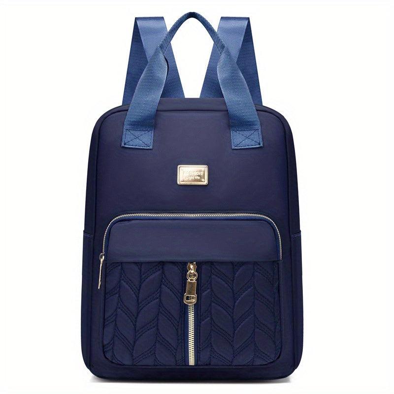 Quilted Classic Travel Backpack Portable Casual School Bag