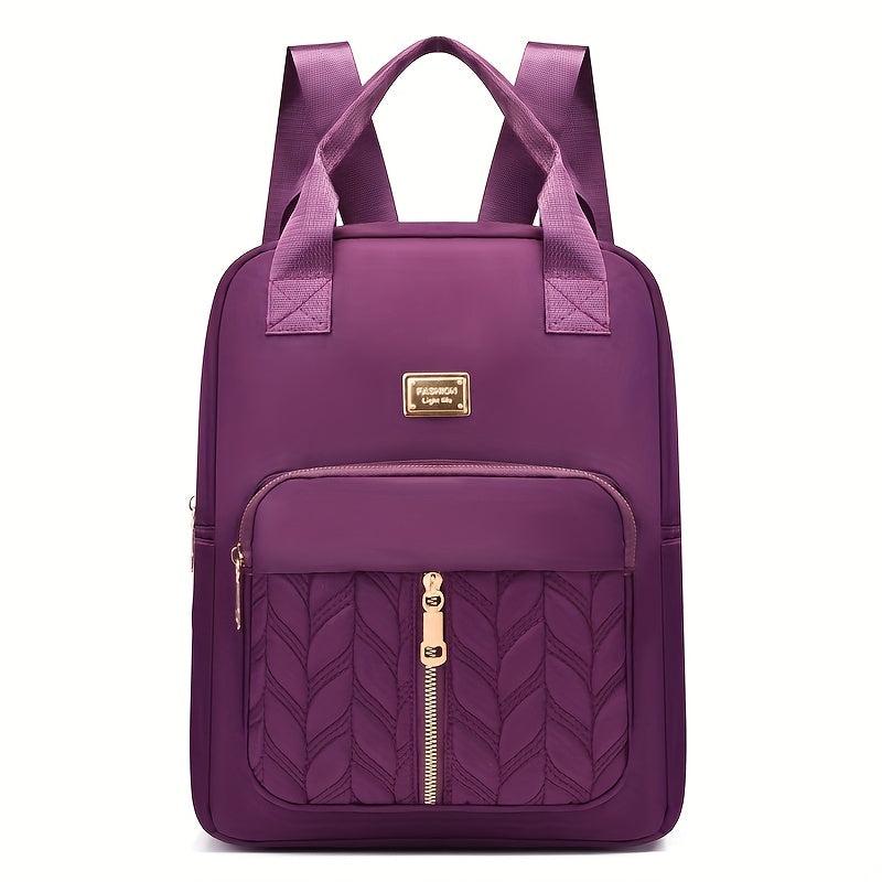 Quilted Classic Travel Backpack Portable Casual School Bag