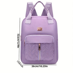 Quilted Classic Travel Backpack Portable Casual School Bag