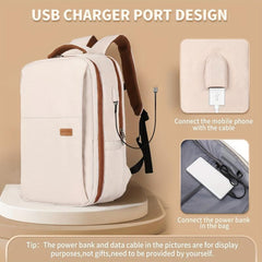Travel Backpack With USB Charging Port Large Capacity