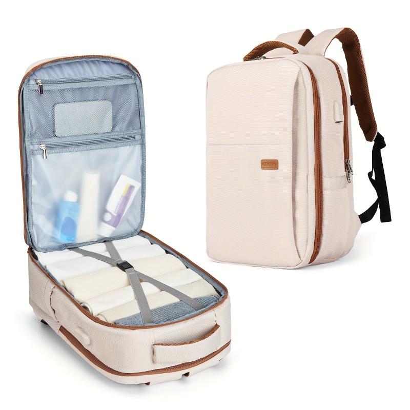 Travel Backpack With USB Charging Port Large Capacity