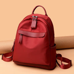 Nylon Zipper Backpack for Work & School