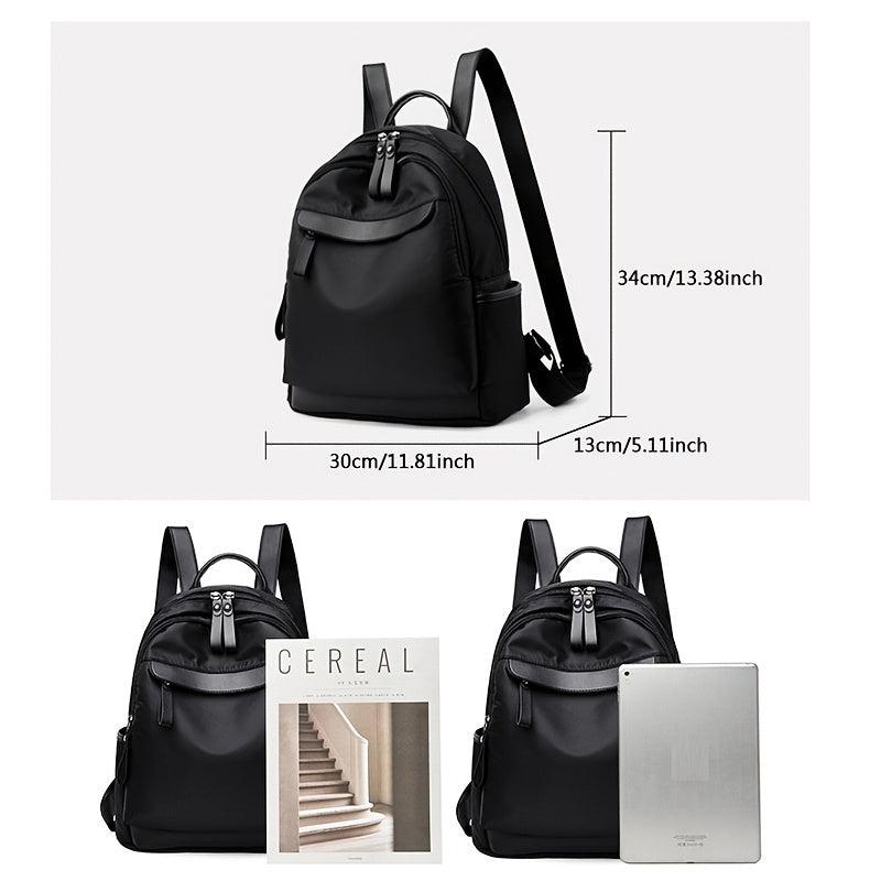 Nylon Zipper Backpack for Work & School