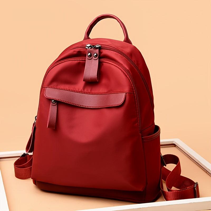 Nylon Zipper Backpack for Work & School