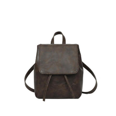 Minimalist Solid Backpack Drawstring Rucksack Women's Bag