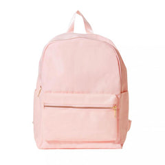Chenille Letter Travel Backpack For Girls Women School Bag