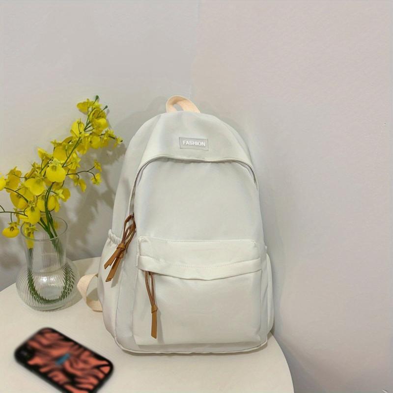Large Capacity Nylon School Travel Backpack Lightweight Durable