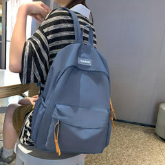 Large Capacity Nylon School Travel Backpack Lightweight Durable