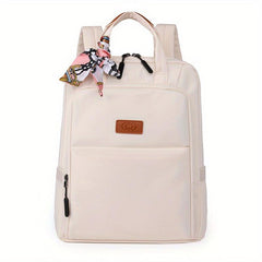 Nylon Laptop Backpack Lightweight Travel Schoolbag