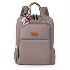 Nylon Laptop Backpack Lightweight Travel Schoolbag