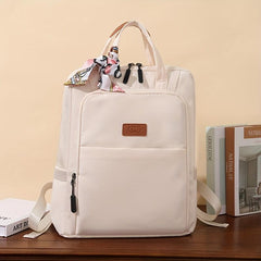 Nylon Laptop Backpack Lightweight Travel Schoolbag
