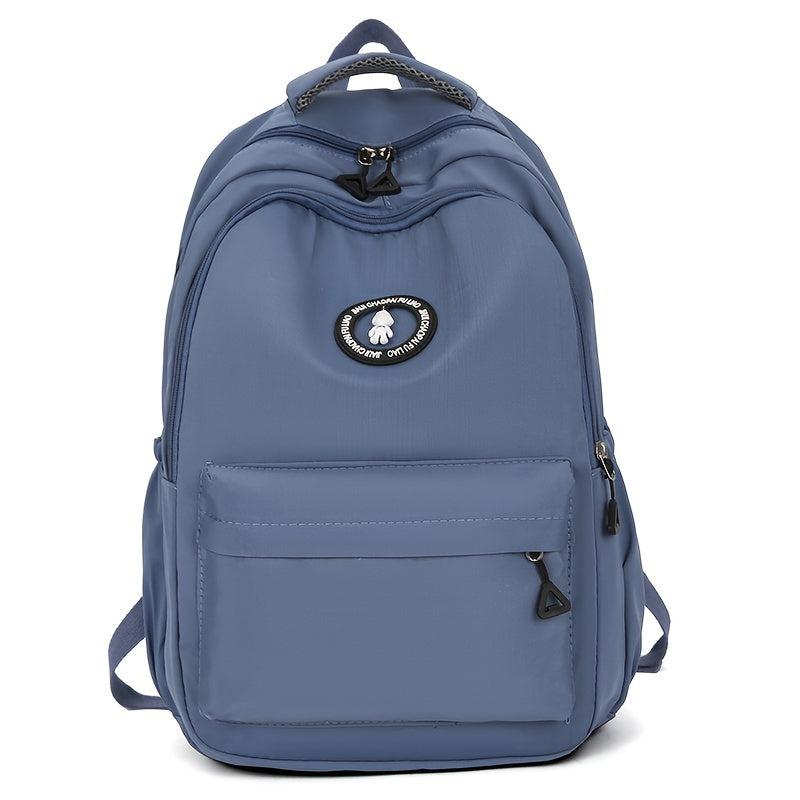 Preppy Style School Backpack Nylon Laptop Bookbag Travel Camping Schoolbag