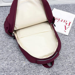 Preppy Style School Backpack Nylon Laptop Bookbag Travel Camping Schoolbag