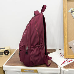 Preppy Style School Backpack Nylon Laptop Bookbag Travel Camping Schoolbag