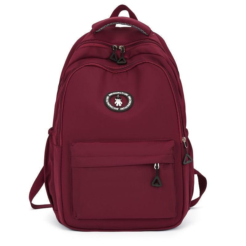 Preppy Style School Backpack Nylon Laptop Bookbag Travel Camping Schoolbag