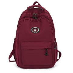 Preppy Style School Backpack Nylon Laptop Bookbag Travel Camping Schoolbag
