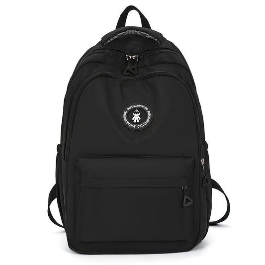 Preppy Style School Backpack Nylon Laptop Bookbag Travel Camping Schoolbag