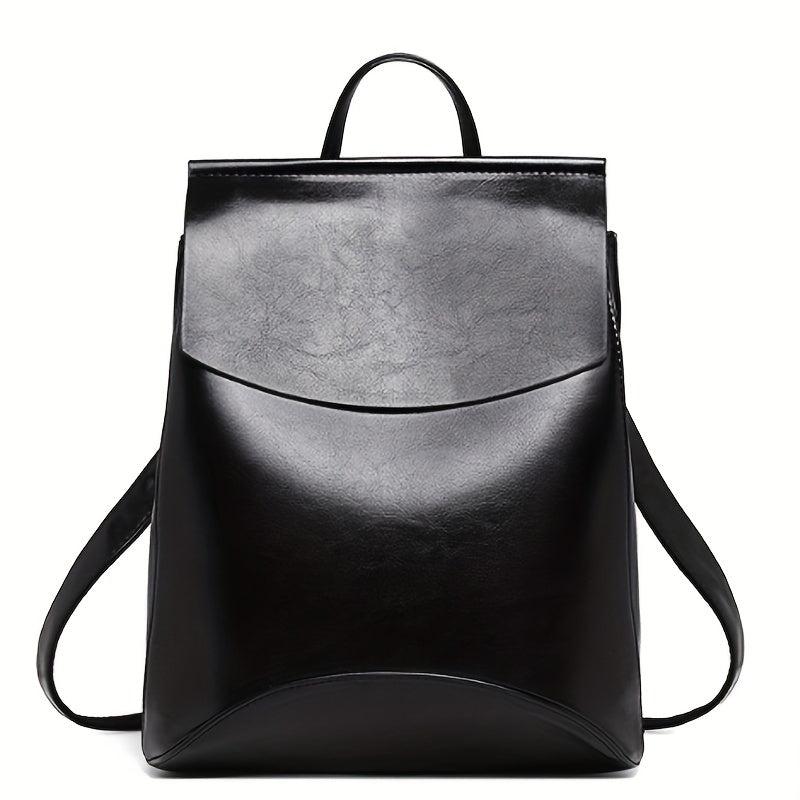Vintage Rucksack Women's Travel Daypack Solid Storage Backpack