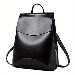 Vintage Rucksack Women's Travel Daypack Solid Storage Backpack