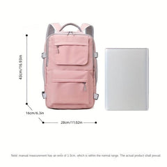 Colorblock Sports Backpack Multifunctional Travel Bag