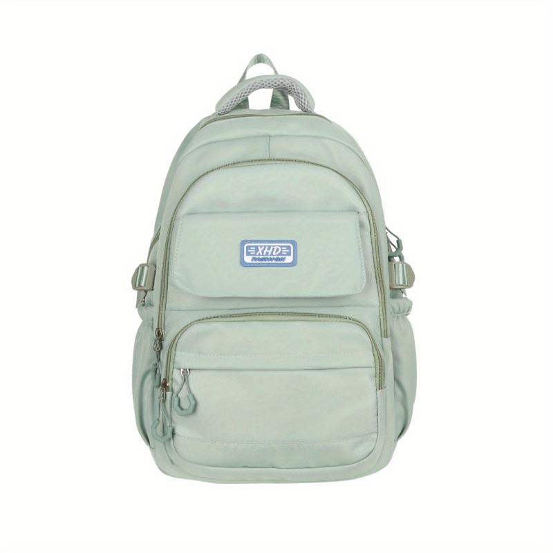 Large Capacity Preppy Backpack Lightweight School Daypack