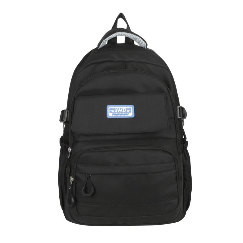 Large Capacity Preppy Backpack Lightweight School Daypack