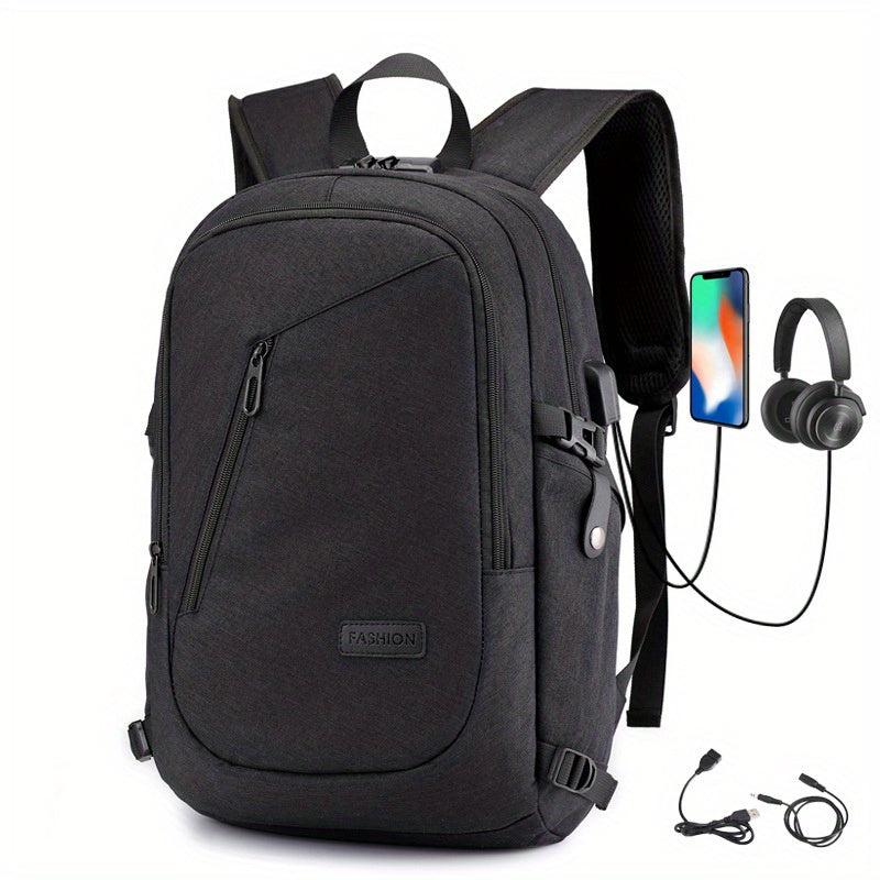 Anti Theft Backpack with USB Charging Business Computer Bag