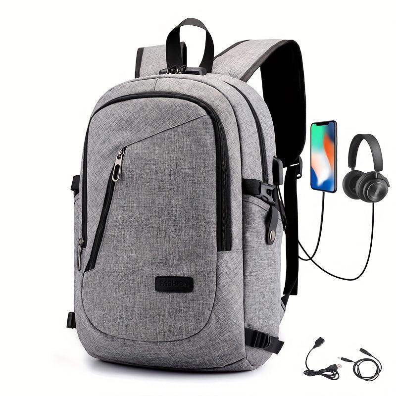 Anti Theft Backpack with USB Charging Business Computer Bag