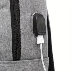 Large Capacity Laptop Backpack USB Charging Anti Theft School Travel Bag