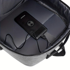 Large Capacity Laptop Backpack USB Charging Anti Theft School Travel Bag